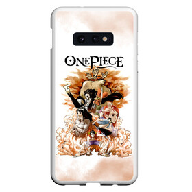 Чехол для Samsung S10E с принтом One Piece. Пираты Соломенной Шляпы в Екатеринбурге, Силикон | Область печати: задняя сторона чехла, без боковых панелей | anime | manga | monkey d. luffy | one piece | аниме | большой куш | ван пис | вон пис | гол д. роджер | кайдо | король пиратов | луфи | луффи | манга | манки д. луффи | нами | нико робин | пират | портгас д. эйс | ророноа зоро