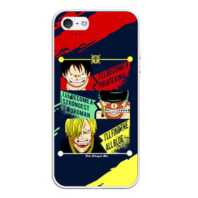 Чехол для iPhone 5/5S матовый с принтом Луффи, Зоро и Санджи One Piece в Екатеринбурге, Силикон | Область печати: задняя сторона чехла, без боковых панелей | Тематика изображения на принте: monkey d. luffy | one piece | vinsmoke sanji | zoro roronoa | большой куш | ван пис | винсмок санджи | вон пис | зородзюро | капитан | кок | луси | луфи | луффи | манки д. луффи | мугивара | пират | ророноа зоро | соломенная шляпа