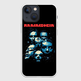 Чехол для iPhone 13 mini с принтом Rammstine band в Екатеринбурге,  |  | alternative | metall | music | rammstein | rock | альтернатива | кристиан лоренц | кристоф шнайдер | металл | музыка | оливер ридель | пауль ландерс | раммштайн | рамштайн | рамштэйн | рихард круспе | рок