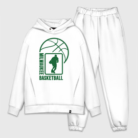 Мужской костюм хлопок OVERSIZE с принтом Milwaukee Basketball в Екатеринбурге,  |  | basketball | bucks | giannis | milwaukee | mvp | nba | ntetokounmpo | sport | streetball | адетокумбо | бакс | баскетбол | игра | милуоки | мяч | нба | олень | спорт | стритбол | тренер | чемпион | янис