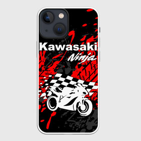 Чехол для iPhone 13 mini с принтом KAWASAKI NINJA   КАВАСАКИ в Екатеринбурге,  |  | kawasaki | motorcycle | motosport | ninja | racing | speed | sport | байк | гонки | двигатель | кавасаки | мото | мотокросс | мотоспорт | мототриал | мотоцикл | нинзя. | скорость | спорт