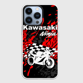 Чехол для iPhone 13 Pro с принтом KAWASAKI NINJA   КАВАСАКИ в Екатеринбурге,  |  | Тематика изображения на принте: kawasaki | motorcycle | motosport | ninja | racing | speed | sport | байк | гонки | двигатель | кавасаки | мото | мотокросс | мотоспорт | мототриал | мотоцикл | нинзя. | скорость | спорт