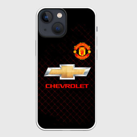 Чехол для iPhone 13 mini с принтом Манчестер сила в Екатеринбурге,  |  | manchester united | mu | англия | апл | манчестер | манчестер сила | манчестер юнайтед | мю | сетка | футбол | шевроле