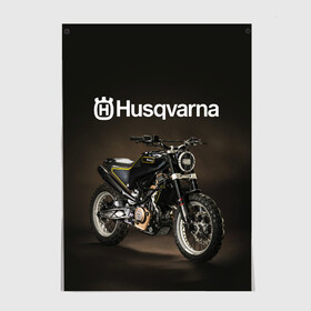 Постер с принтом HUSQVARNA / ХУСКВАРНА / SPORT в Екатеринбурге, 100% бумага
 | бумага, плотность 150 мг. Матовая, но за счет высокого коэффициента гладкости имеет небольшой блеск и дает на свету блики, но в отличии от глянцевой бумаги не покрыта лаком | husqvarna | motorcycle | motosport | racing | speed | sport | байк. | гонки | двигатель | мото | мотокросс | мотоспорт | мототриал | мотоцикл | скорость | спорт | хускварна