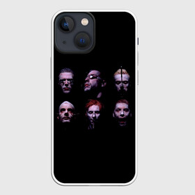 Чехол для iPhone 13 mini с принтом Rammstein horror в Екатеринбурге,  |  | alternative | metall | music | rammstein | rock | альтернатива | кристиан лоренц | кристоф шнайдер | металл | музыка | оливер ридель | пауль ландерс | раммштайн | рамштайн | рамштэйн | рихард круспе | рок