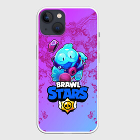 Чехол для iPhone 13 с принтом BRAWL STARS SQUEAK: СКВИК. в Екатеринбурге,  |  | brawl stars | leon | sally leon | shark | werewolf leon | акула | бравл старс | оборотень | сквик squeak