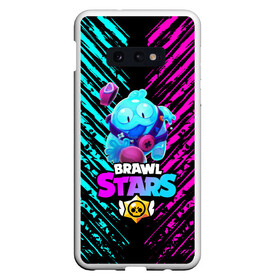 Чехол для Samsung S10E с принтом BRAWL STARS SQUEAK: СКВИК. в Екатеринбурге, Силикон | Область печати: задняя сторона чехла, без боковых панелей | brawl stars | leon | sally leon | shark | werewolf leon | акула | бравл старс | оборотень | сквик squeak