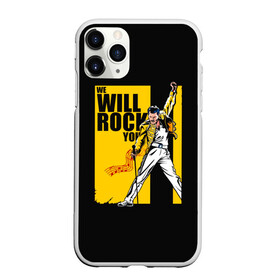 Чехол для iPhone 11 Pro матовый с принтом We will rock you в Екатеринбурге, Силикон |  | alternative | metall | music | queen | qween | rock | альтернатива | квин | куин | металл | музыка | рок | фредди меркьюри