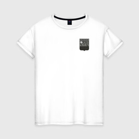 Женская футболка хлопок с принтом Герб города Тленск в Екатеринбурге, 100% хлопок | прямой крой, круглый вырез горловины, длина до линии бедер, слегка спущенное плечо | бзсхднст | герб | сувенир | тлен | туризм