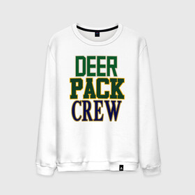 Мужской свитшот хлопок с принтом Deer Pack Crew в Екатеринбурге, 100% хлопок |  | antetokounmpo | basketball | bucks | giannis | milwaukee | mvp | nba | sport | streetball | адетокумбо | бакс | баскетбол | игра | милуоки | мяч | нба | олень | спорт | стритбол | тренер | чемпион | янис