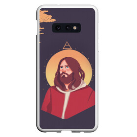 Чехол для Samsung S10E с принтом Jared Leto | 30 SECONDS TO MARS (Z) в Екатеринбурге, Силикон | Область печати: задняя сторона чехла, без боковых панелей | 30 seconds to mars | 30 секунд | 30 секунд до марса | jared joseph leto | jared leto | rock | джаред лето | музыка | песни | рок