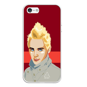 Чехол для iPhone 5/5S матовый с принтом 30 SECONDS TO MARS | Jared Leto (+спина) (Z) в Екатеринбурге, Силикон | Область печати: задняя сторона чехла, без боковых панелей | Тематика изображения на принте: 30 seconds to mars | 30 секунд | 30 секунд до марса | jared joseph leto | jared leto | rock | джаред лето | музыка | песни | рок