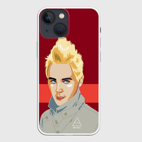 Чехол для iPhone 13 mini с принтом 30 SECONDS TO MARS | Jared Leto (+спина) (Z) в Екатеринбурге,  |  | 30 seconds to mars | 30 секунд | 30 секунд до марса | jared joseph leto | jared leto | rock | джаред лето | музыка | песни | рок