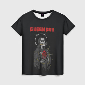 Женская футболка 3D с принтом GreenDay | ГринДей | Poster (Z) в Екатеринбурге, 100% полиэфир ( синтетическое хлопкоподобное полотно) | прямой крой, круглый вырез горловины, длина до линии бедер | billie joe armstrong | greenday | rock | альтернативный | билли джо армстронг | гриндей | зеленый день | майк дёрнт | музыка | панк рок | поп панк | рок | тре кул