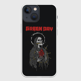 Чехол для iPhone 13 mini с принтом GreenDay | ГринДей | Poster (Z) в Екатеринбурге,  |  | Тематика изображения на принте: billie joe armstrong | greenday | rock | альтернативный | билли джо армстронг | гриндей | зеленый день | майк дёрнт | музыка | панк рок | поп панк | рок | тре кул