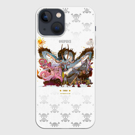 Чехол для iPhone 13 mini с принтом Монстры пираты One Piece в Екатеринбурге,  |  | anime | big mom | kaido | manga | monkey d. luffy | one piece | shanks | teach yonko | аниме | большой куш | ван пис | вон пис | ёнко | кайдо | король пиратов | луфи | луффи | манга | манки д. луффи | пират | соломенная шляпа | уон пис | шанкс 