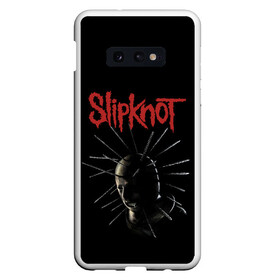 Чехол для Samsung S10E с принтом CRAIG JONES | SLIPKNOT (Z) в Екатеринбурге, Силикон | Область печати: задняя сторона чехла, без боковых панелей | craig michael jones | rock | slipknot | крэг джонс | петля | рок | скользящий узел | слипкнот | тяжелый рок | удавка