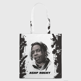 Шоппер 3D с принтом АСАП | ASAP ROCKY (Z) в Екатеринбурге, 100% полиэстер | Плотность: 200 г/м2; Размер: 34×35 см; Высота лямок: 30 см | america | asap | asap rocky | black rap | music | rap | raper | testing | usa | америка | асап | асап роки | зарубежная музыка | музыка | музыкант | реп | репер | сша | тестин | черный реп