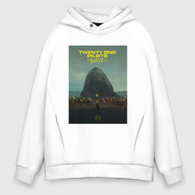 Мужское худи Oversize хлопок с принтом TWENTY ONE PILOTS | POSTER (Z) в Екатеринбурге, френч-терри — 70% хлопок, 30% полиэстер. Мягкий теплый начес внутри —100% хлопок | боковые карманы, эластичные манжеты и нижняя кромка, капюшон на магнитной кнопке | 21 pilots | 21p | bandito | blurryface | chlorine | joshua | ned | poster | top | trench | twenty one pilots | tyler | бандито | нэд | постер | тренч