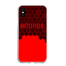 Чехол для iPhone XS Max матовый с принтом Battlefield 2042 - Hexagon в Екатеринбурге, Силикон | Область печати: задняя сторона чехла, без боковых панелей | Тематика изображения на принте: 2042 | battle | battlefield | fps | game | games | logo | portal | royale | shooter | батлфилд | битва | игра | игры | королевская | лого | портал | соты | шутер