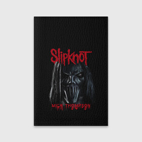 Обложка для паспорта матовая кожа с принтом MICK THOMPSON | SLIPKNOT | СЛИПКНОТ (Z) в Екатеринбурге, натуральная матовая кожа | размер 19,3 х 13,7 см; прозрачные пластиковые крепления | mick thompson | rock | slipknot | кейси джонс | мик томпсон | петля | рок | скользящий узел | слипкнот | тяжелый рок | удавка