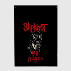 Постер с принтом SID WILSON | SLIPKNOT | СЛИПКНОТ (Z) в Екатеринбурге, 100% бумага
 | бумага, плотность 150 мг. Матовая, но за счет высокого коэффициента гладкости имеет небольшой блеск и дает на свету блики, но в отличии от глянцевой бумаги не покрыта лаком | rock | sid wilson | slipknot | петля | рок | сид вилсон | скользящий узел | слипкнот | тяжелый рок | удавка