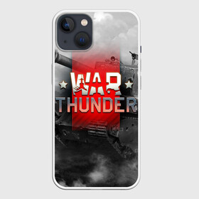 Чехол для iPhone 13 с принтом WAR THUNDER   ВАР ТАНДЕР в Екатеринбурге,  |  | game | war thunder | warthunder | world of tanks | wot | вар тандер | война | вот | игры | корабли | мир танков. | онлайн игра | самолеты | танки