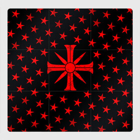 Магнитный плакат 3Х3 с принтом FAR CRY 5 SINNER СЕКТА в Екатеринбурге, Полимерный материал с магнитным слоем | 9 деталей размером 9*9 см | far cry | sinner | ubisoft | врата эдема | грешник | иосиф сид | монтана | секта | сектанты | символ | фар край | юбисофт