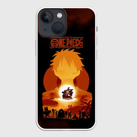 Чехол для iPhone 13 mini с принтом One Piece пираты Соломенной Шляпы в Екатеринбурге,  |  | anime | manga | one piece | аниме | большой куш | ван пис | весёлый роджер | вон пис | король пиратов | логотип | манга | монки д. луффи | мугивары | перекрещённый костями | пират | пиратский флаг