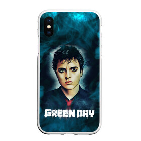 Чехол для iPhone XS Max матовый с принтом Billie | GreenDay | ГринДай (Z) в Екатеринбурге, Силикон | Область печати: задняя сторона чехла, без боковых панелей | Тематика изображения на принте: billie joe armstrong | greenday | rock | альтернативный | билли джо армстронг | гриндей | зеленый день | майк дёрнт | музыка | панк рок | поп панк | рок | тре кул