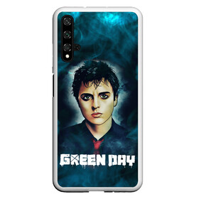 Чехол для Honor 20 с принтом Billie | GreenDay | ГринДай (Z) в Екатеринбурге, Силикон | Область печати: задняя сторона чехла, без боковых панелей | billie joe armstrong | greenday | rock | альтернативный | билли джо армстронг | гриндей | зеленый день | майк дёрнт | музыка | панк рок | поп панк | рок | тре кул