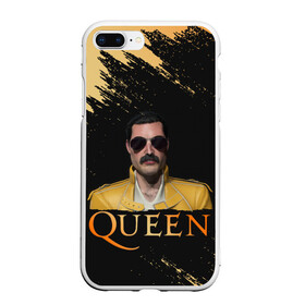 Чехол для iPhone 7Plus/8 Plus матовый с принтом Фредди Меркьюри | Freddie Mercury (Z) в Екатеринбурге, Силикон | Область печати: задняя сторона чехла, без боковых панелей | freddie mercury | music | queen | брайан мэй | глэм рок | джон дикон | квин | королева | музыка | поп рок | роджер тейлор | фредди меркьюри | хард рок