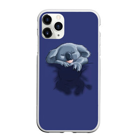 Чехол для iPhone 11 Pro матовый с принтом Спящая коала в Екатеринбурге, Силикон |  | Тематика изображения на принте: koala | арт | детеныш | детёныш коалы | животное | зверь | карман на груди | коала | малыш | медведь | медвежонок | милота | милые животные | милые звери | милые зверьки | мимими | мишка | ребенок