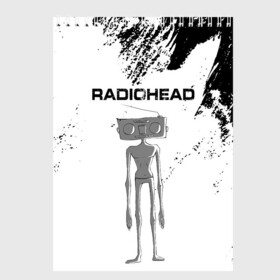 Скетчбук с принтом Radiohead | Радиохед (Z) в Екатеринбурге, 100% бумага
 | 48 листов, плотность листов — 100 г/м2, плотность картонной обложки — 250 г/м2. Листы скреплены сверху удобной пружинной спиралью | Тематика изображения на принте: radiohead | thomas edward yorke | альтернативный рок | арт рок | джонни гринвуд | инди рок | колин гринвуд | том йорк | фил селуэй | эд о’брайен | экспериментальный рок | электронная музыка