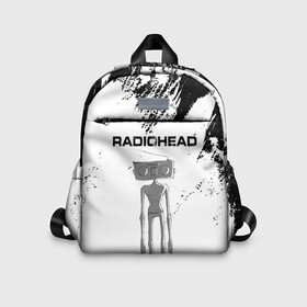 Детский рюкзак 3D с принтом Radiohead | Радиохед (Z) в Екатеринбурге, 100% полиэстер | лямки с регулируемой длиной, сверху петелька, чтобы рюкзак можно было повесить на вешалку. Основное отделение закрывается на молнию, как и внешний карман. Внутри дополнительный карман. По бокам два дополнительных кармашка | Тематика изображения на принте: radiohead | thomas edward yorke | альтернативный рок | арт рок | джонни гринвуд | инди рок | колин гринвуд | том йорк | фил селуэй | эд о’брайен | экспериментальный рок | электронная музыка