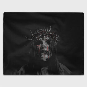 Плед 3D с принтом Joey Jordison в Екатеринбурге, 100% полиэстер | закругленные углы, все края обработаны. Ткань не мнется и не растягивается | alternative | metall | music | rock | slipknot | slipnot | альтернатива | металл | музыка | рок | слипкнот | слипнот