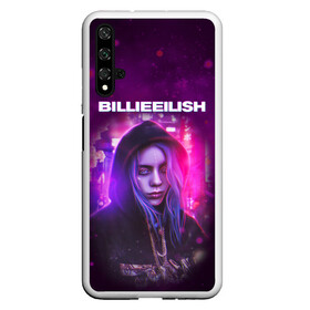 Чехол для Honor 20 с принтом BILLIE EILISH | GLITCH (Z) в Екатеринбурге, Силикон | Область печати: задняя сторона чехла, без боковых панелей | Тематика изображения на принте: be | billie | billie eilish | blohsh | ghoul | glitch | айлиш | билли | билли айлиш | бэрд | глитч | пайрат | пайрат бэрд