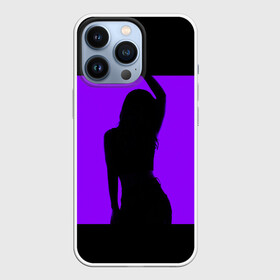 Чехол для iPhone 13 Pro с принтом тень танцующей девушки в Екатеринбурге,  |  | аннотация | веселая | веселье | волнение | дискотека | женский пол | клуб | концерт | люди | музыка | музыкальный | оборудование | освещение | освещенный | праздник | развлечения | событие