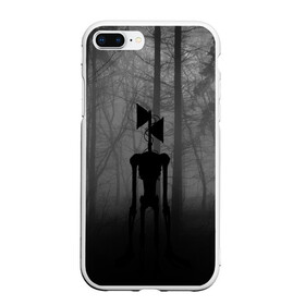 Чехол для iPhone 7Plus/8 Plus матовый с принтом Сиреноголовый Siren Head Игра в Екатеринбурге, Силикон | Область печати: задняя сторона чехла, без боковых панелей | forest | games | monster | night | siren head | детям | игры | лес | монстр | надпись | ночь | сирена | сиреноголовый | солнце | страшилка | текст | темно | туман | ужастик | хоррор