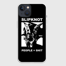 Чехол для iPhone 13 с принтом People shit в Екатеринбурге,  |  | Тематика изображения на принте: alternative | metall | music | rock | slipknot | slipnot | альтернатива | металл | музыка | рок | слипкнот | слипнот