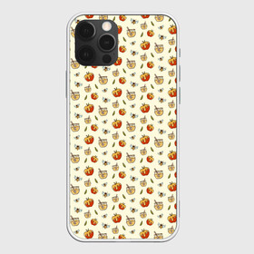 Чехол для iPhone 12 Pro Max с принтом Яблоки и мёд в Екатеринбурге, Силикон |  | apples | art | background | bees | drawings | honey | pattern | texture | арт | мед | паттерн | пчелы | рисунки | текстура | фон | яблоки
