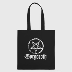 Шоппер 3D с принтом Gorgoroth в Екатеринбурге, 100% полиэстер | Плотность: 200 г/м2; Размер: 34×35 см; Высота лямок: 30 см | blackmetal | gorgoroth | metal | rock | блэк метал | горгоротх | группы | рок | роцк