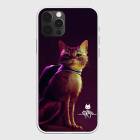 Чехол для iPhone 12 Pro Max с принтом Stray Game 2021 в Екатеринбурге, Силикон |  | 2021 | cat | cyberpunk | game | stray | бродилка | бродить | бродячий | киберпанк | кот | стрей | стрэй