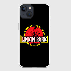 Чехол для iPhone 13 с принтом LP x JP в Екатеринбурге,  |  | alternative | linkin park | metall | music | rock | альтернатива | линкин парк | металл | музыка | парк юрского периода | рок