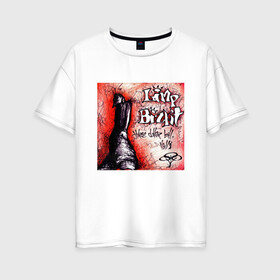 Женская футболка хлопок Oversize с принтом Three Dollar Bill в Екатеринбурге, 100% хлопок | свободный крой, круглый ворот, спущенный рукав, длина до линии бедер
 | alternative | limp bizkit | limpbizkit | metall | music | rock | альтернатива | лимп бизкит | лимпбискит | металл | музыка | рок | фред дёрст