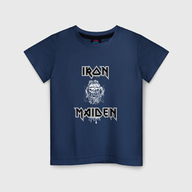 Детская футболка хлопок с принтом IRON MAIDEN | АЙРОН МЕЙДЕН (Z) в Екатеринбурге, 100% хлопок | круглый вырез горловины, полуприлегающий силуэт, длина до линии бедер | iron maiden | logo | music | rock | айрон мэйден | железная дева | лого | музик | рок | стив харрис | ужасы | хеви метал