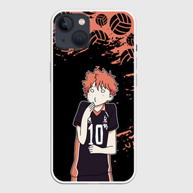 Чехол для iPhone 13 с принтом ХИНАТА | HINATA в Екатеринбурге,  |  | black jackals | fly | fly high | haikyuu | hinata | msby | аниме | волейбол | карасуно | некома | хайкью карасуно | хината