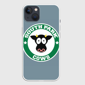 Чехол для iPhone 13 с принтом Коровы вперед в Екатеринбурге,  |  | cow | south park | sport | коровы | мульт | мультфильм | спорт | южный парк