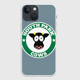 Чехол для iPhone 13 mini с принтом Коровы вперед в Екатеринбурге,  |  | cow | south park | sport | коровы | мульт | мультфильм | спорт | южный парк