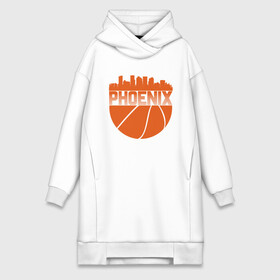 Платье-худи хлопок с принтом Phoenix Ball в Екатеринбурге,  |  | basketball | mvp | nba | phoenix | sport | streetball | suns | аризона | баскетбол | игра | крис пол | мяч | нба | санс | спорт | стритбол | тренер | финикс | чемпион